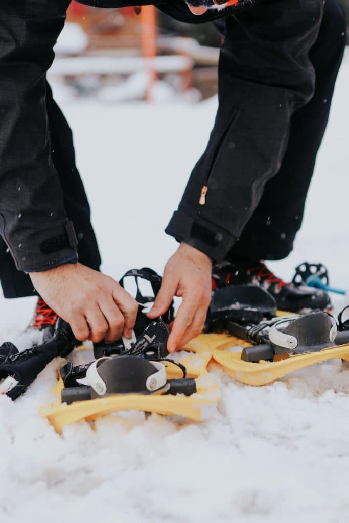 Snowshoeing